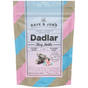 Dave & Jon’s maitsestatud datlid – Fizzy Bottles 125 g